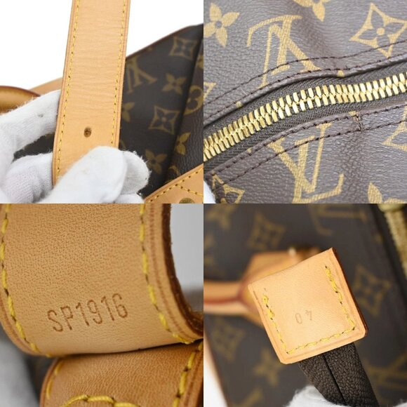 LOUIS VUITTON Cruiser 40 Travel Hand Bag Monogram Leather Brown M41139 99KB341 - Picture 10 of 15